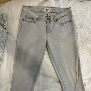 Women’s Paige denim size 28, skinny gray pants, gently worn